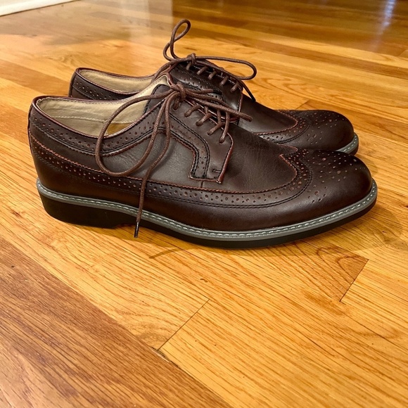 NWOB G.H. Bass Windsor Cordovan Brown Leather Wingtip Oxford Shoes Size 11 M main image 5